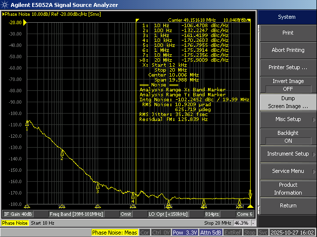 飛秒晶振-相位噪聲-SCTF星通時頻